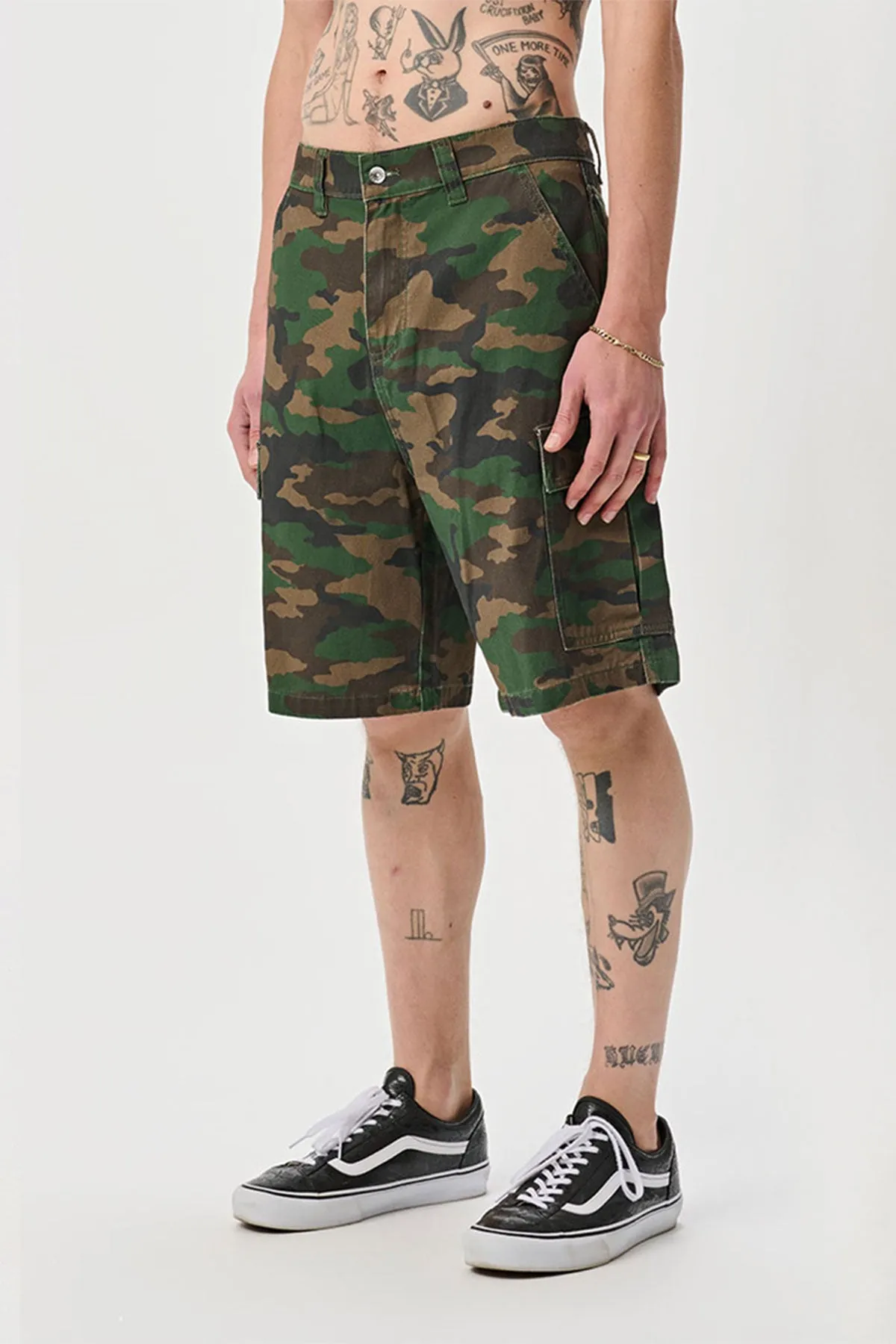 91 Cargo Short - Woodland Camo