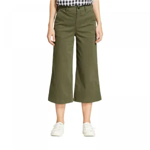 A New Day Women's Regular Fit Wide Leg Crop Pants