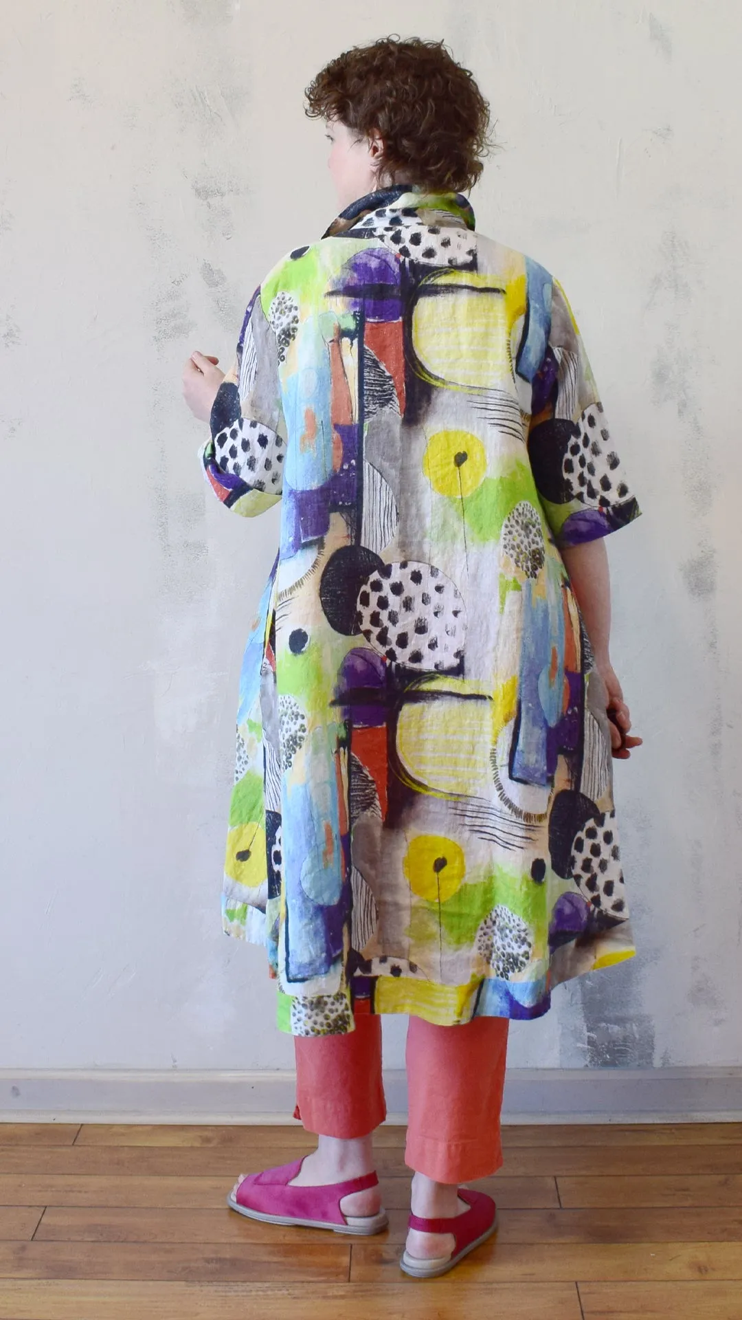 Abstract Brushstroke Tunic