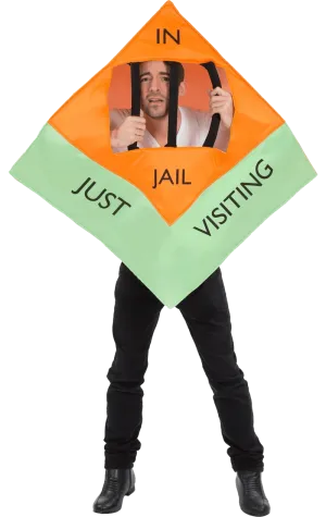Adult In Jail Monopoly Costume