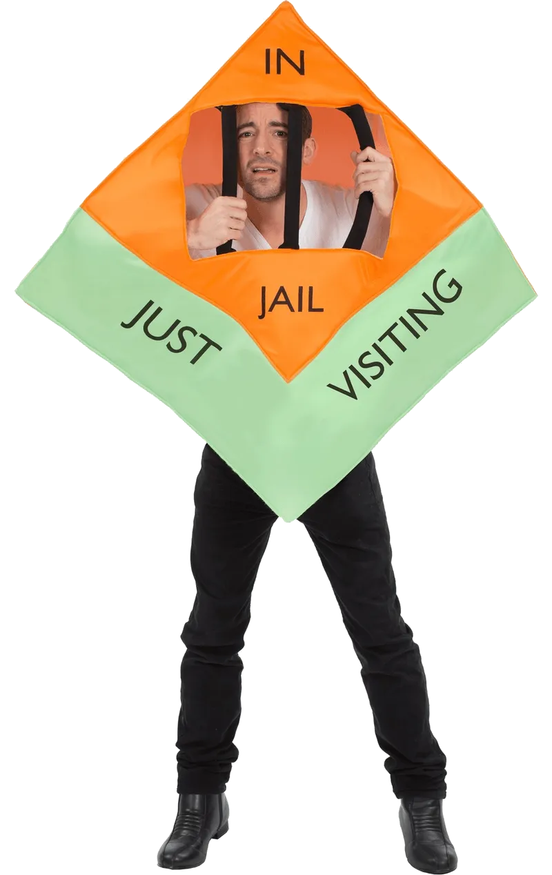 Adult In Jail Monopoly Costume