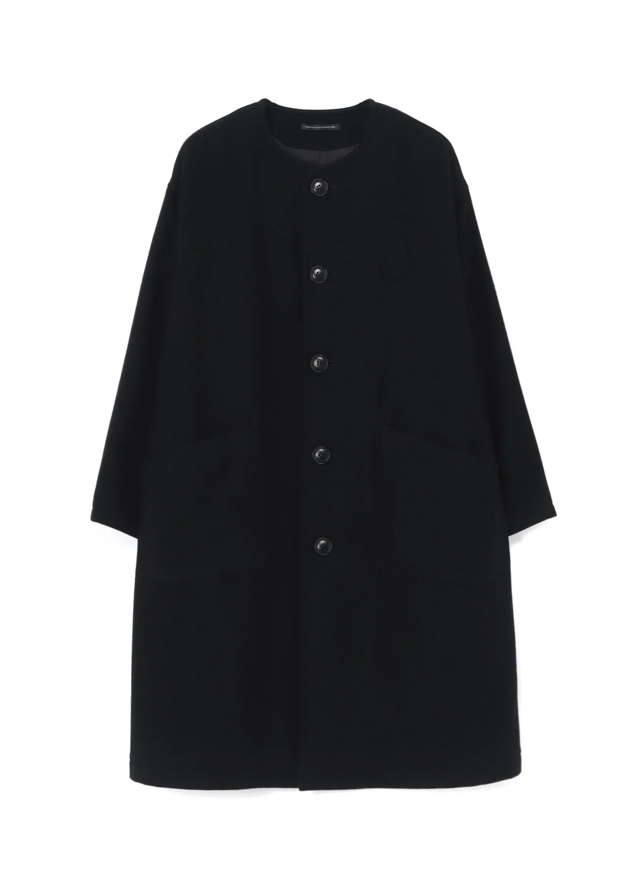 AIRY MOSSER COLLARLESS COAT