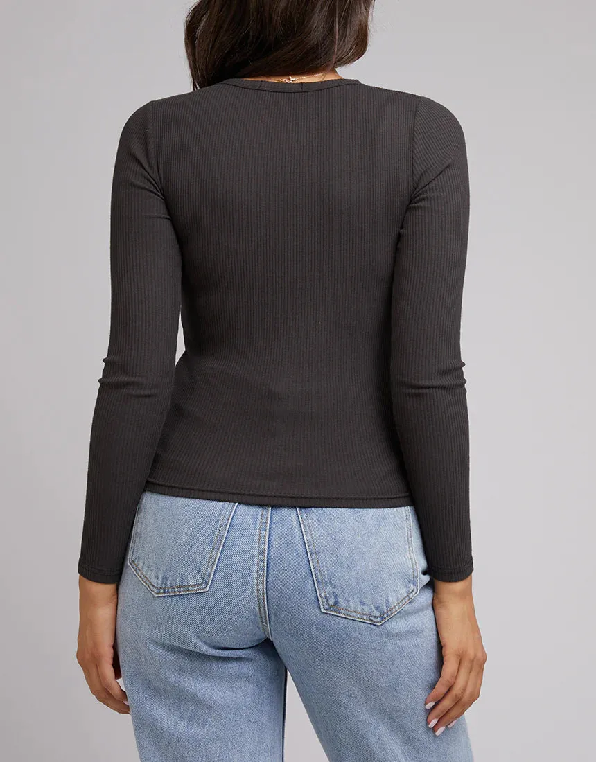 All About Eve Rib Baby Long Sleeve Top