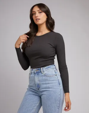 All About Eve Rib Baby Long Sleeve Top