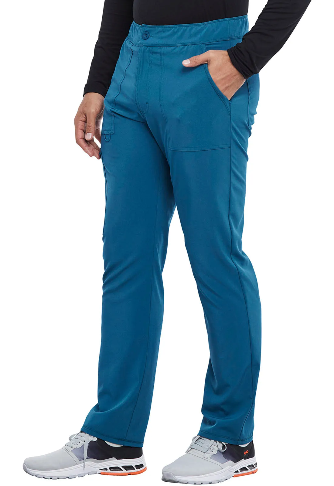 Allura CKA186 Men's Fly Front Cargo Pants Caribbean Blue