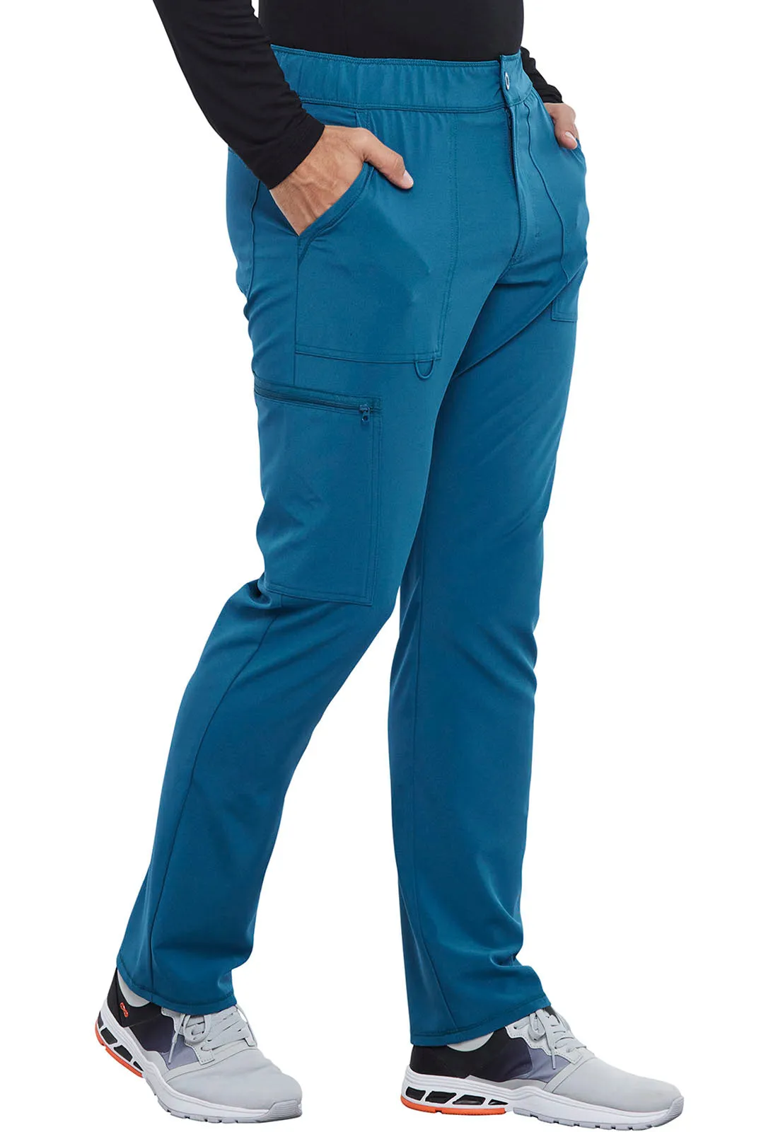 Allura CKA186 Men's Fly Front Cargo Pants Caribbean Blue