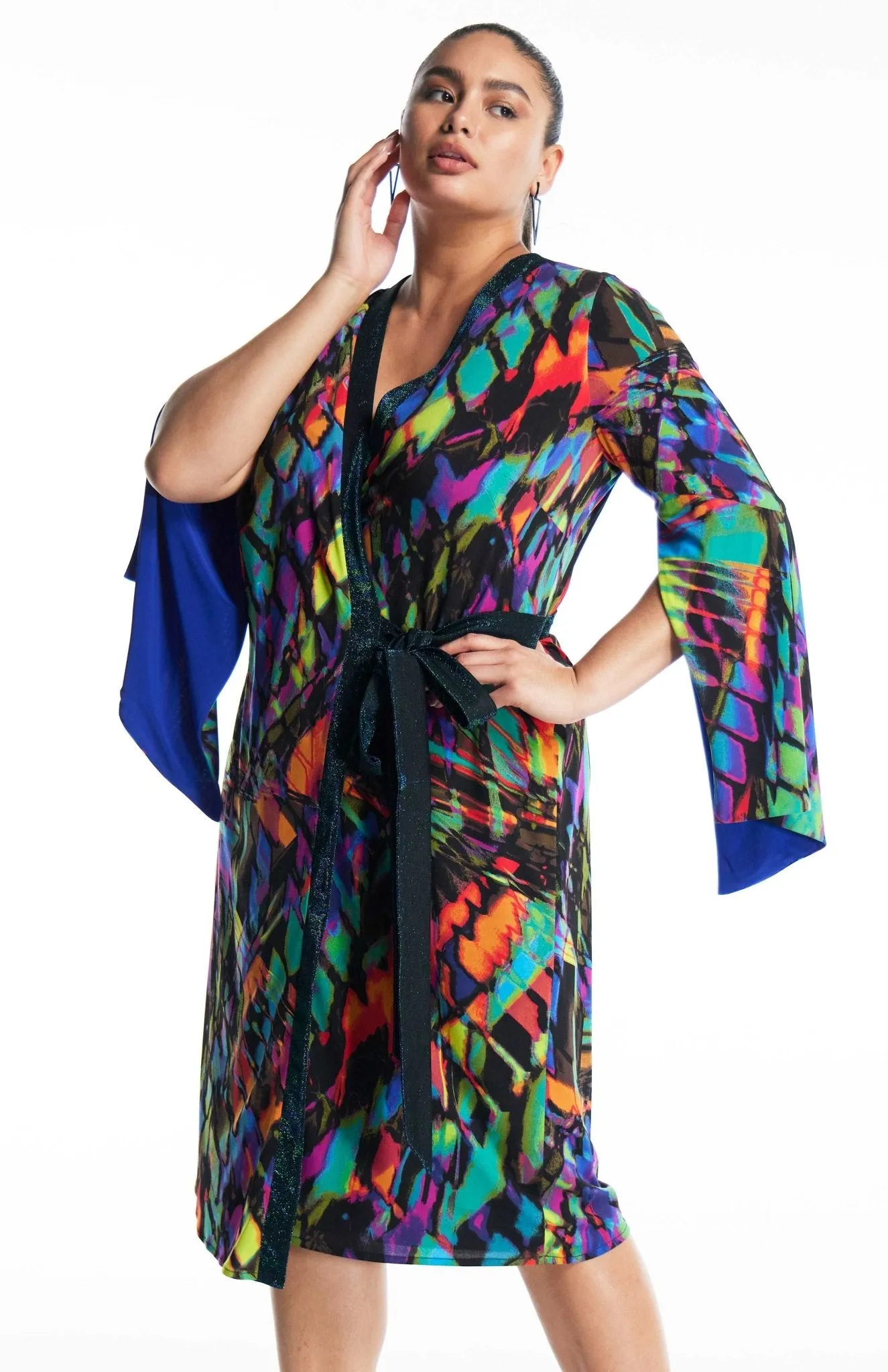 Amaryllis Papillon | Printed Wrap Dress