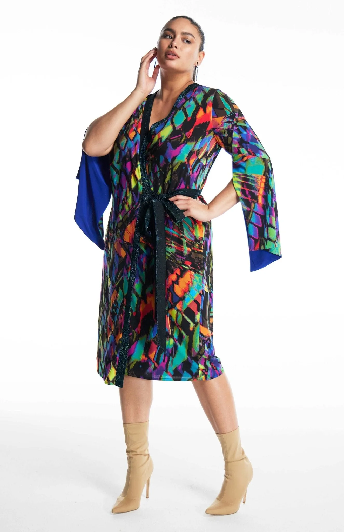Amaryllis Papillon | Printed Wrap Dress