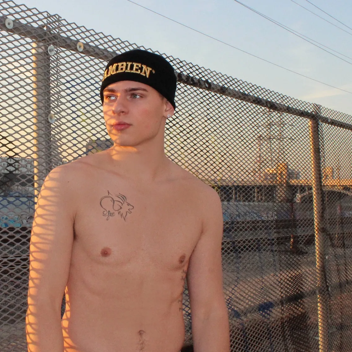 AMBIEN BLACK BEANIE