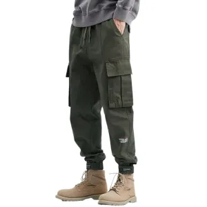 American Loose Strap Feet Harlan Multi-pocket Cargo Pants