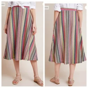 Anthropologie Maeve Arely Knit Midi Skirt