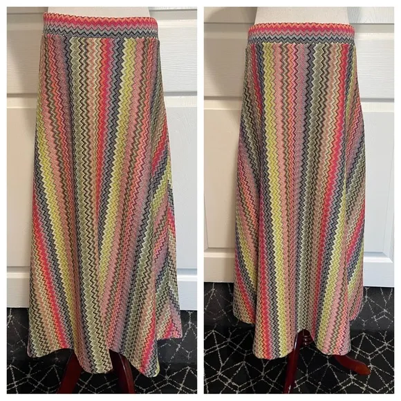 Anthropologie Maeve Arely Knit Midi Skirt