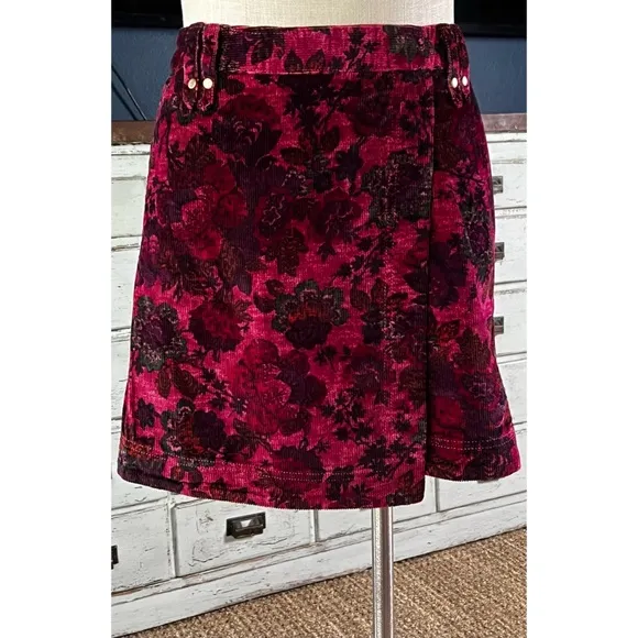 Anthropologie Pilcro Corduroy Mini Skirt 8