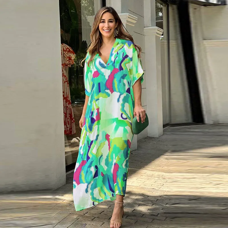 Anya | Plus Size Colourful Dress