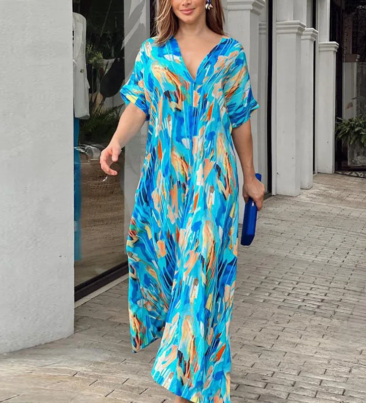 Anya | Plus Size Colourful Dress