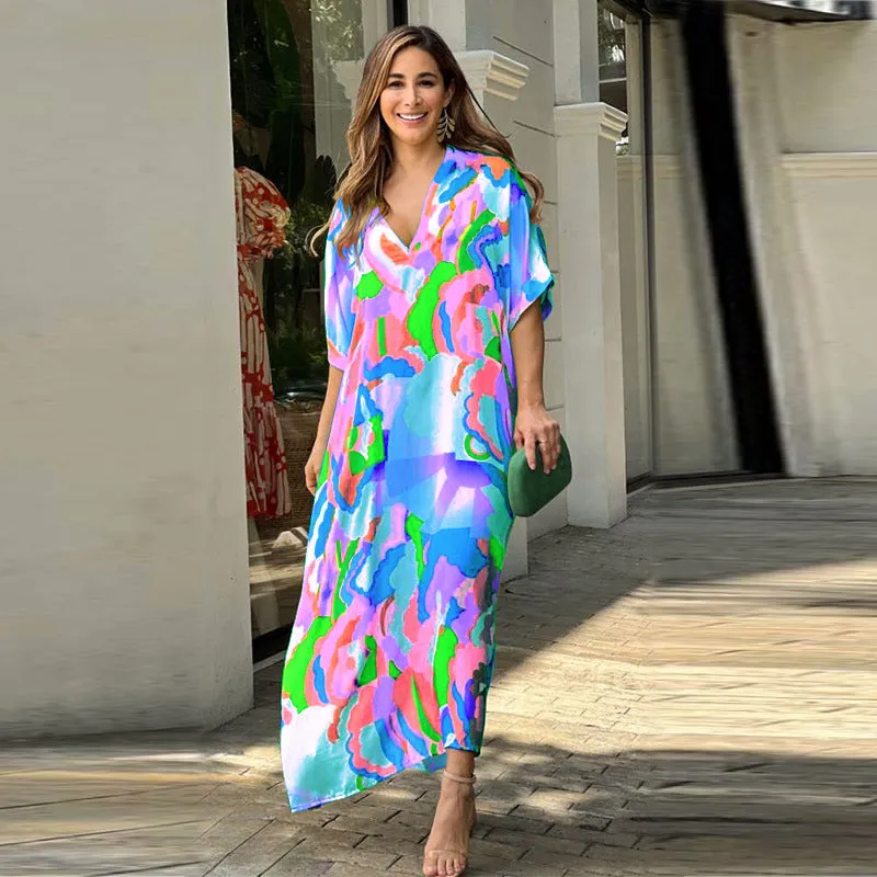 Anya | Plus Size Colourful Dress