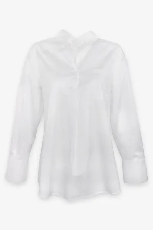 Ari Popover Shirt in White