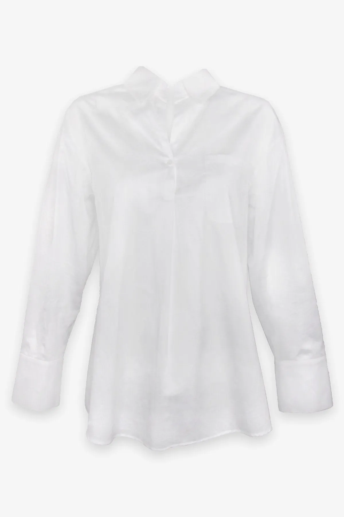 Ari Popover Shirt in White