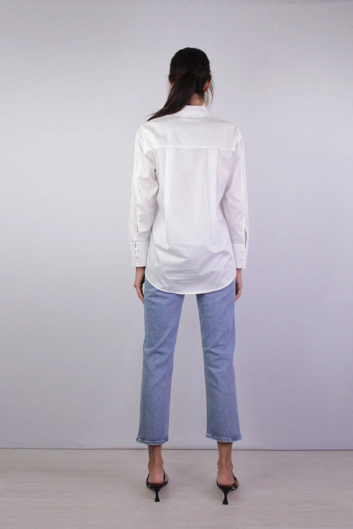 Ari Popover Shirt in White