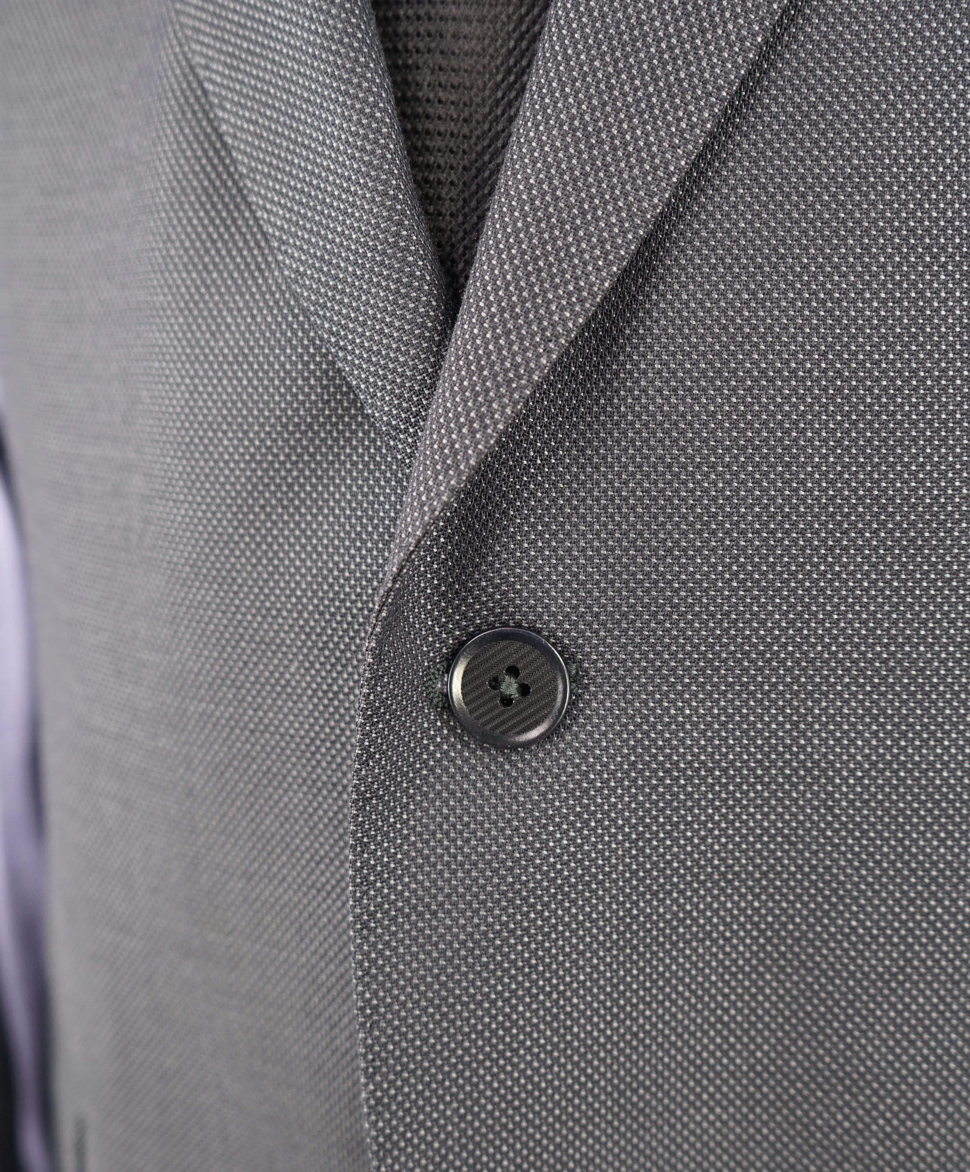 ARMANI COLLEZIONI - M Line "Stardust" Gray Wide Peak Lapel Suit - 44R