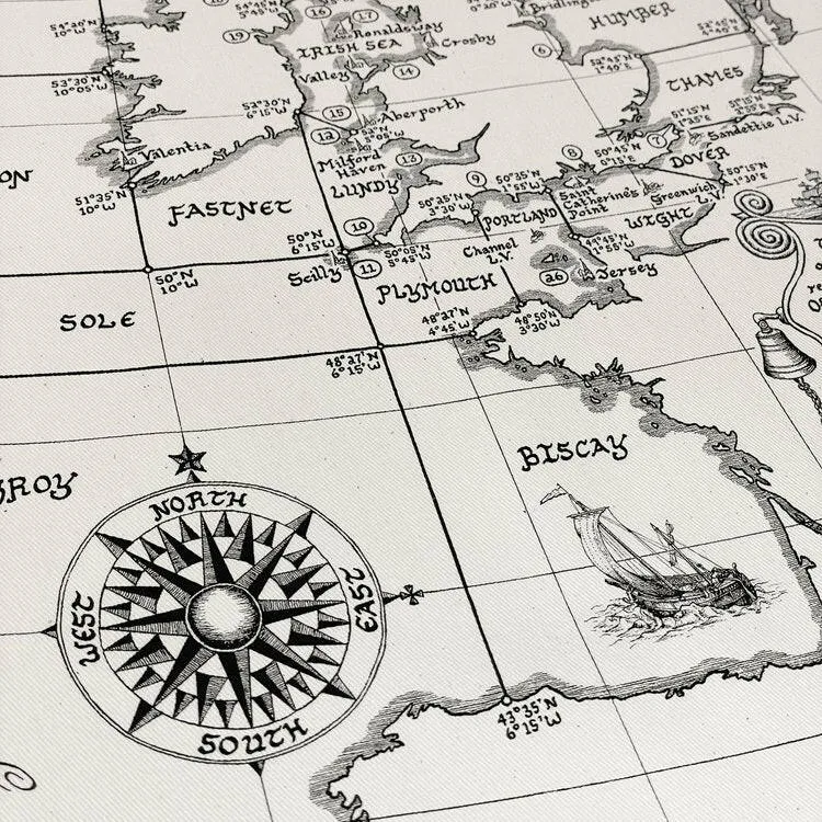 Arthur Beale's Shipping Forecast Tea Towel