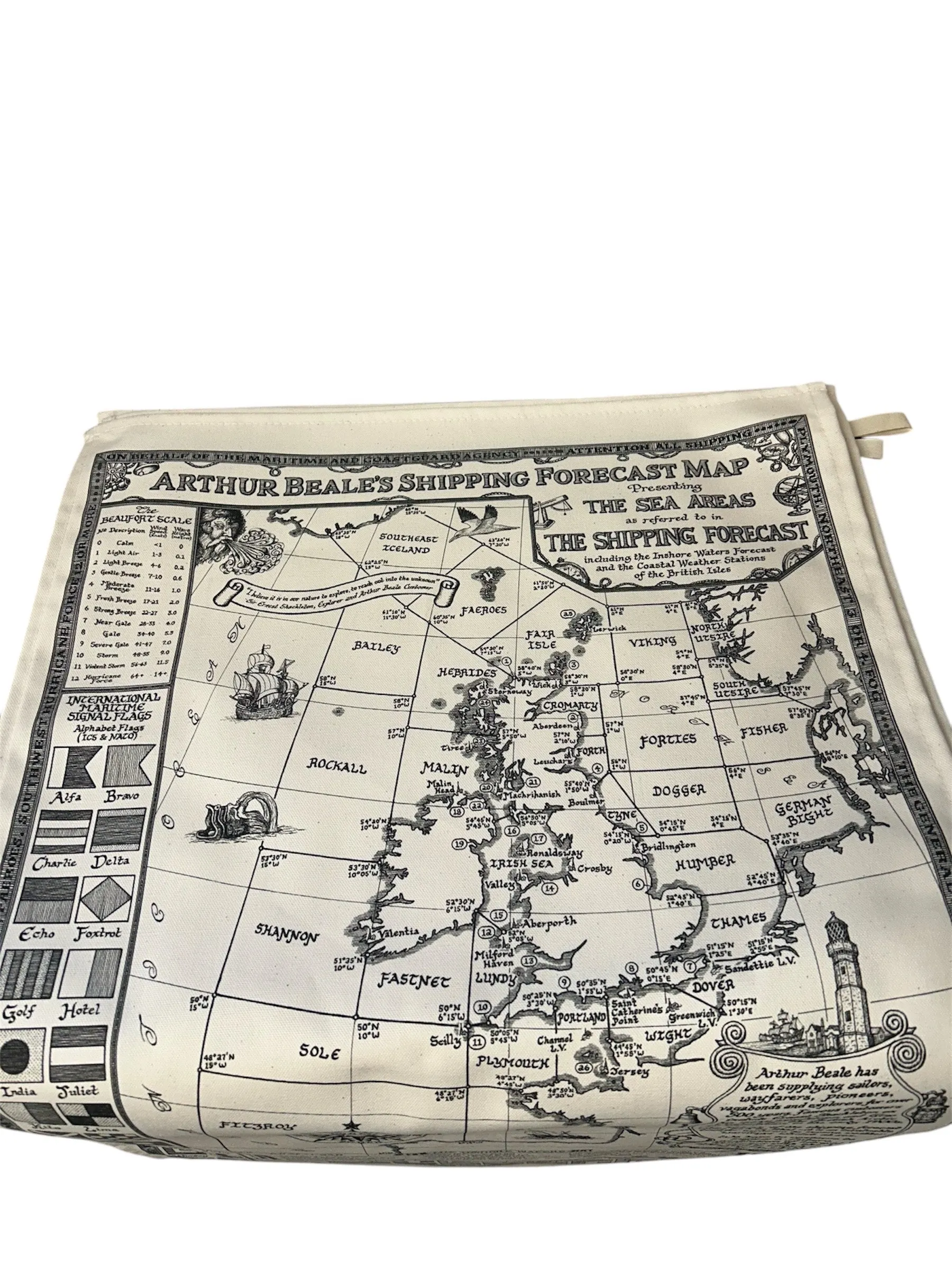 Arthur Beale's Shipping Forecast Tea Towel