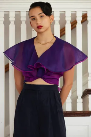 Aurelia Blouse in Silk Organza