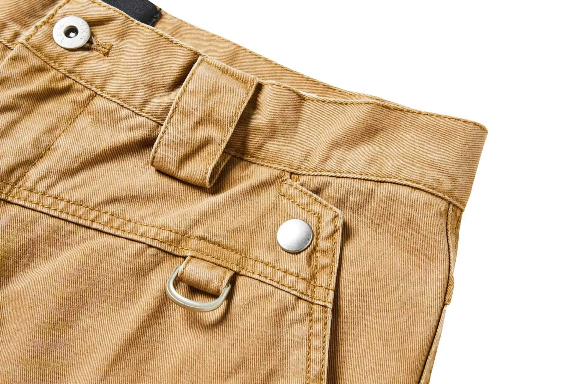 Autumn Wash American Casual Retro Multi-Pocket Crane Pants Street Loose Straight Pants