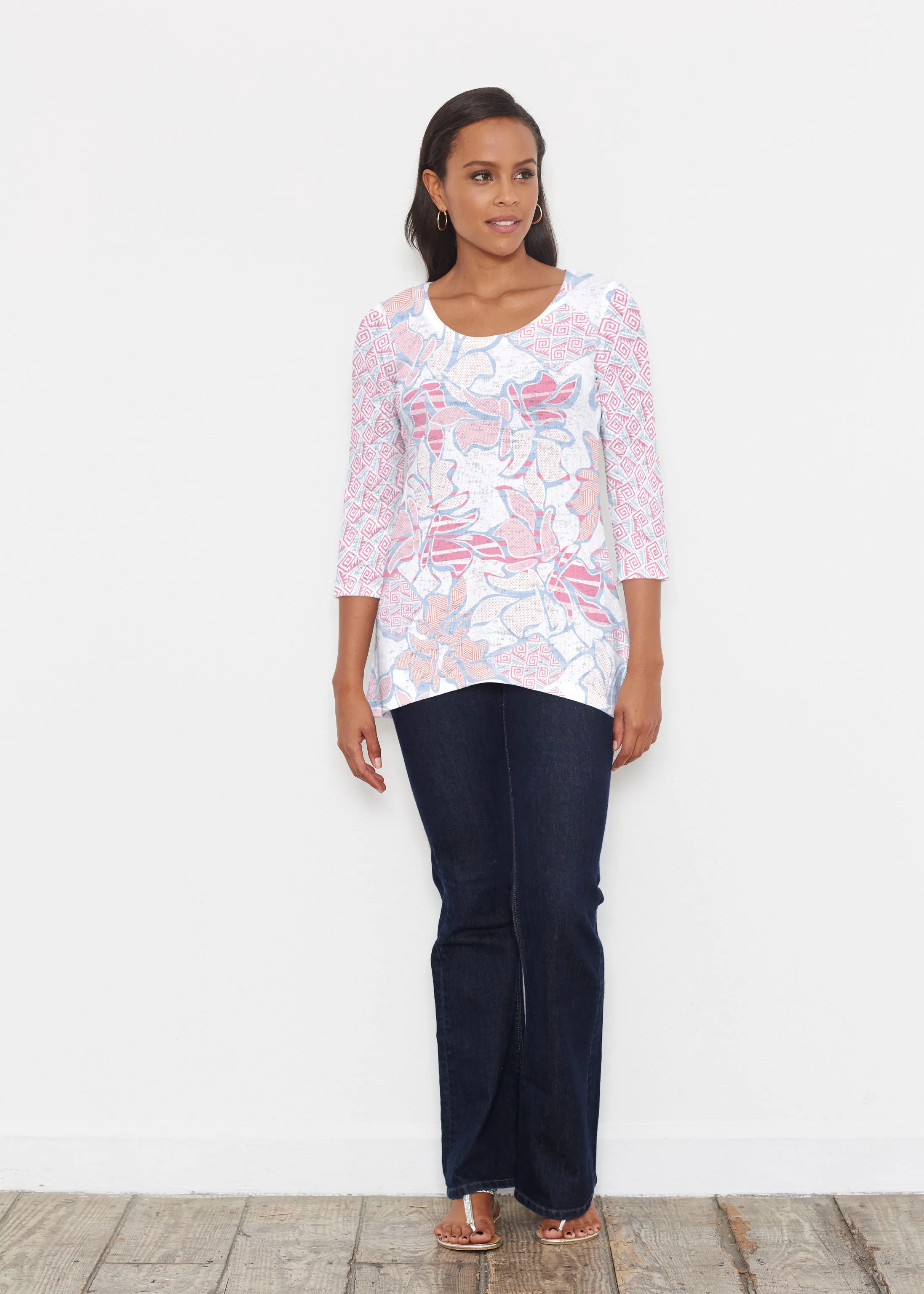 Aztek Sail Peri (8116) ~ Katherine Hi-Lo Thermal Tunic