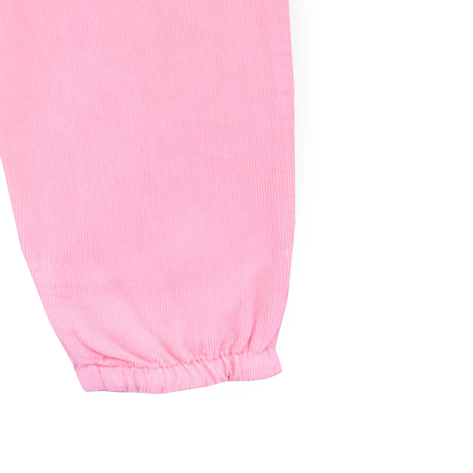Baby Girls Pink Cotton Trousers
