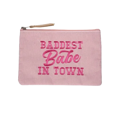Baddest Babe In Town Corduroy Bag