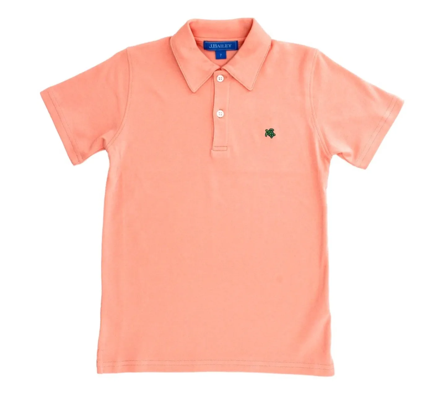 Bailey Boys Short Sleeve Polo - Cantaloupe