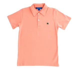 Bailey Boys Short Sleeve Polo - Cantaloupe