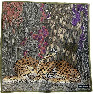 Balmain Extra Large Silk Cheetah Scarf
