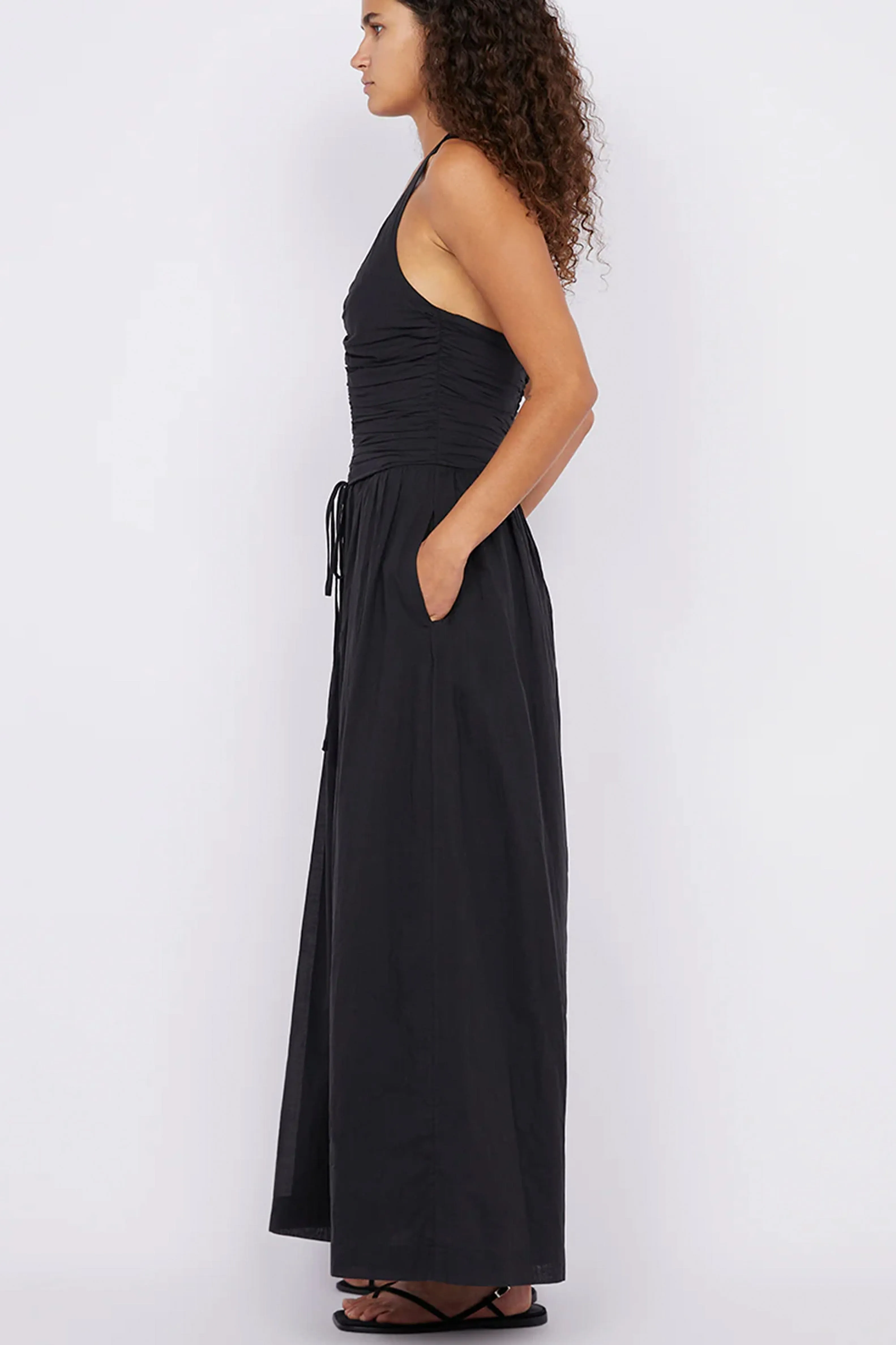 BEC   BRIDGE | Franca Halter Dress - Black