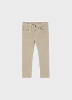 Beige Corduroy Pants