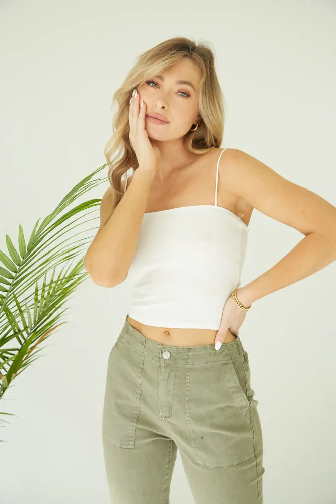 Bella Ribbed Brami Tank