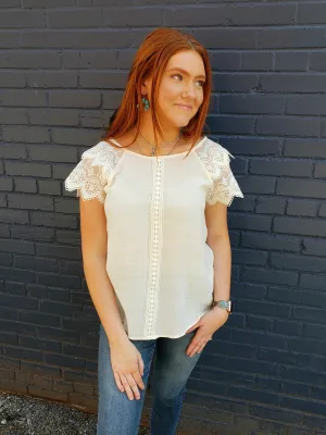 Bethany Top: Cream