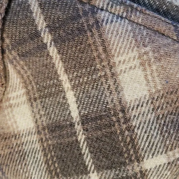 Billabong Plaid Zip Front Toggle Button Corduroy Details Size Med Bomber Jacket