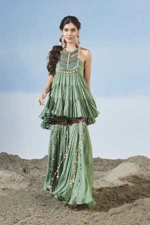 Billowing Dunes Sharara Set