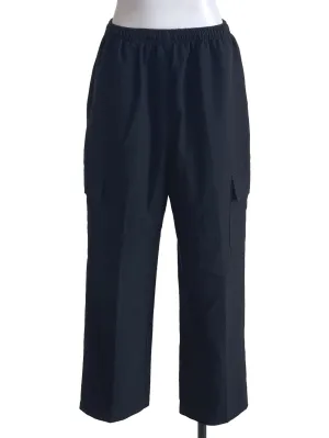 Black Basic Cargo Pants