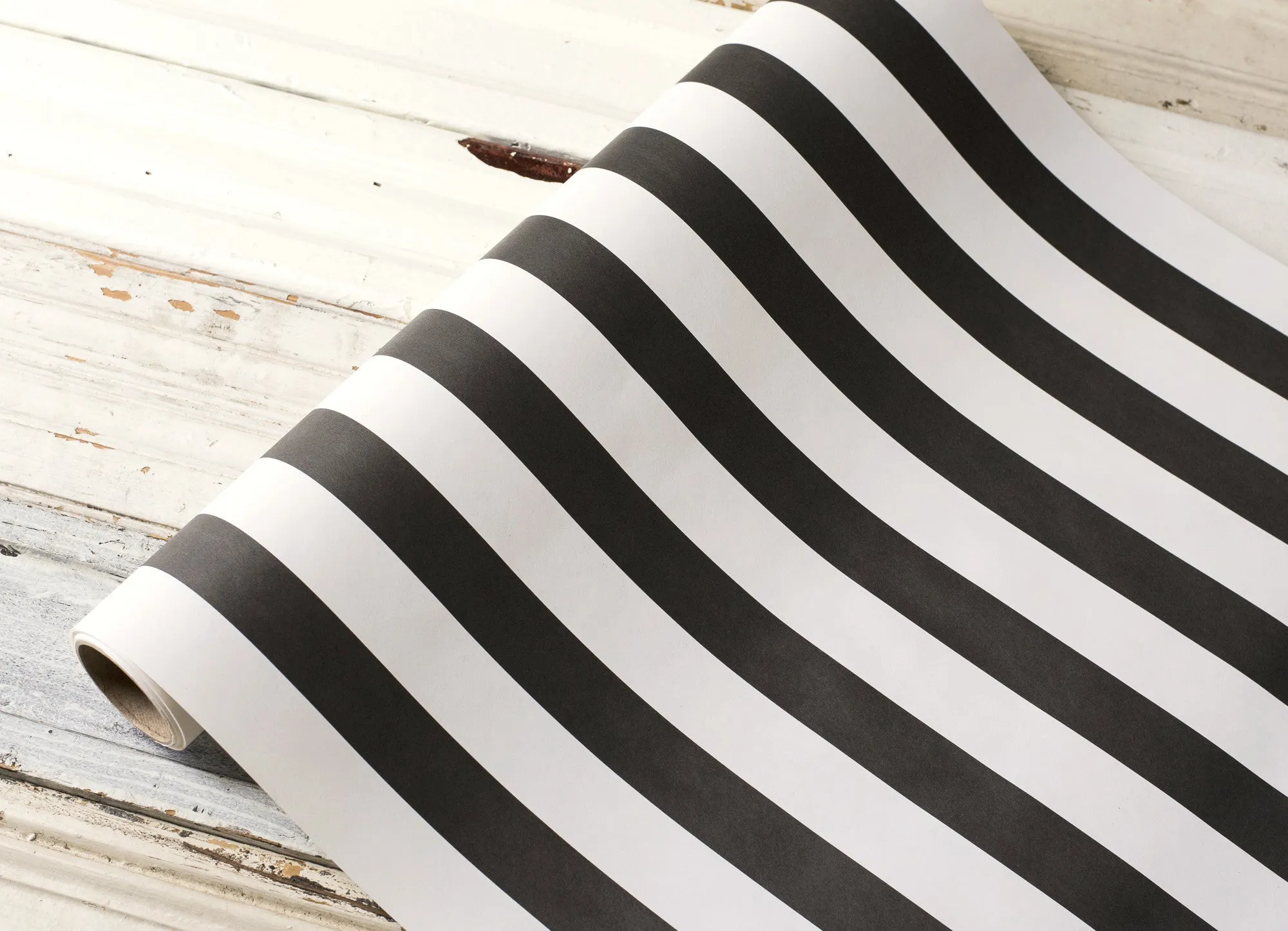 Black Classic Stripe Runner