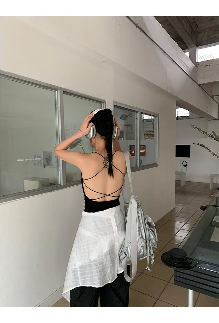 black halter tops