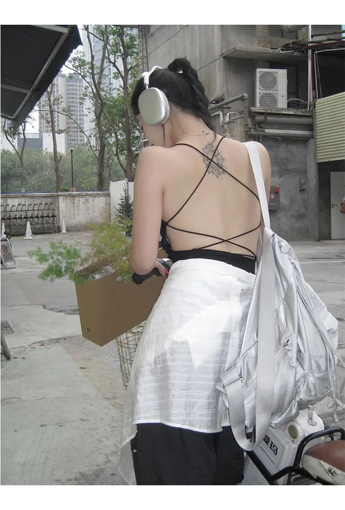 black halter tops
