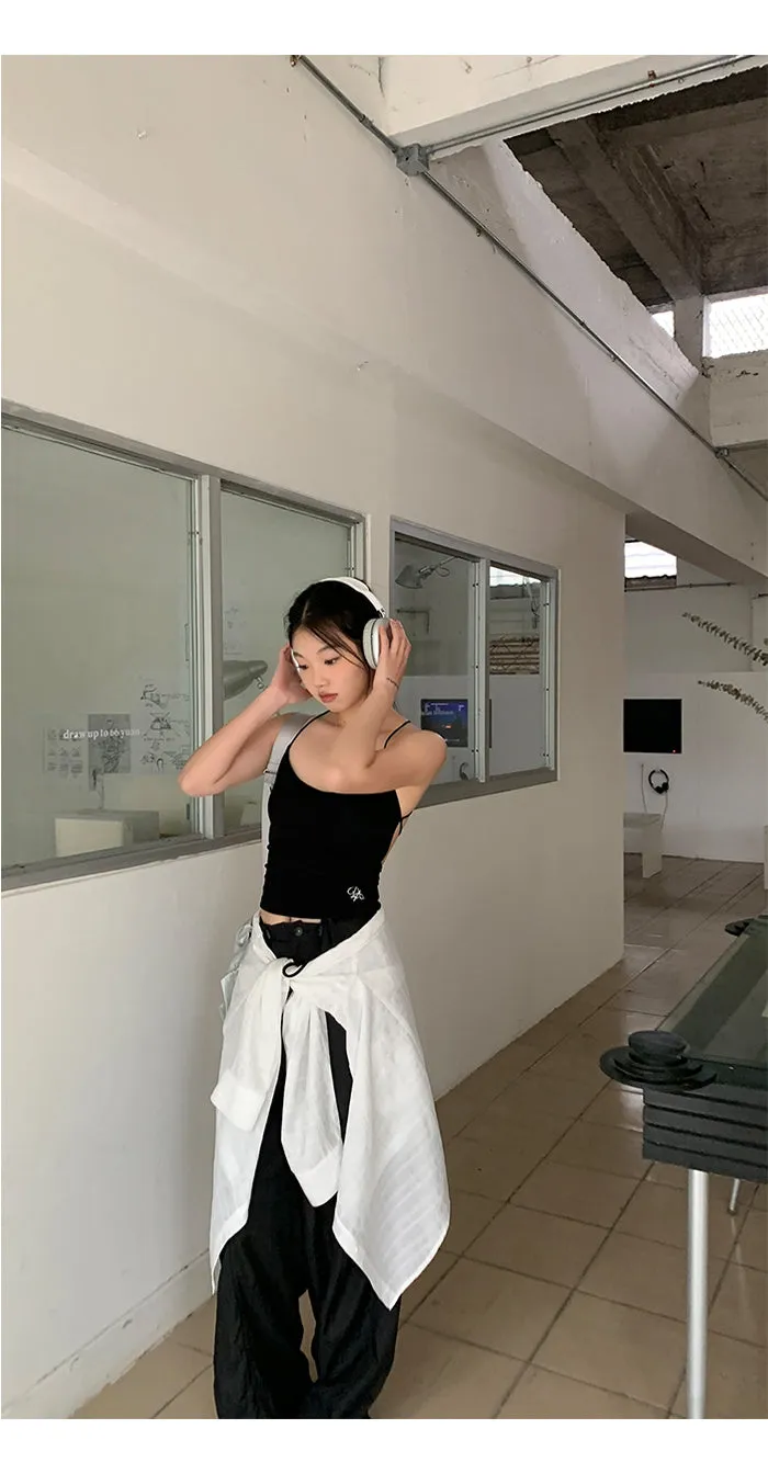 black halter tops