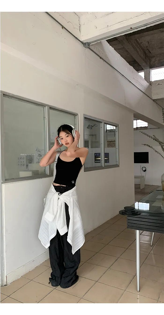 black halter tops