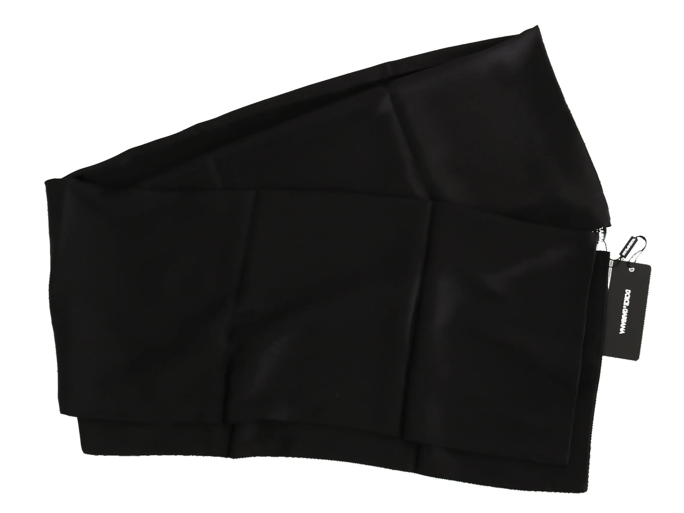 Black Silk Shawl Necktie Wrap Women Scarf