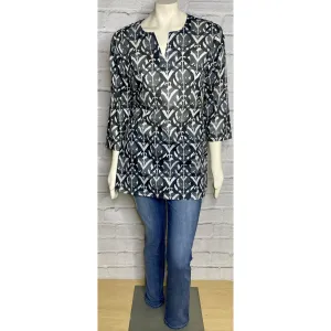 Black/White Hand Printed Tunic