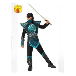Blue Dragon Ninja Costume, Child