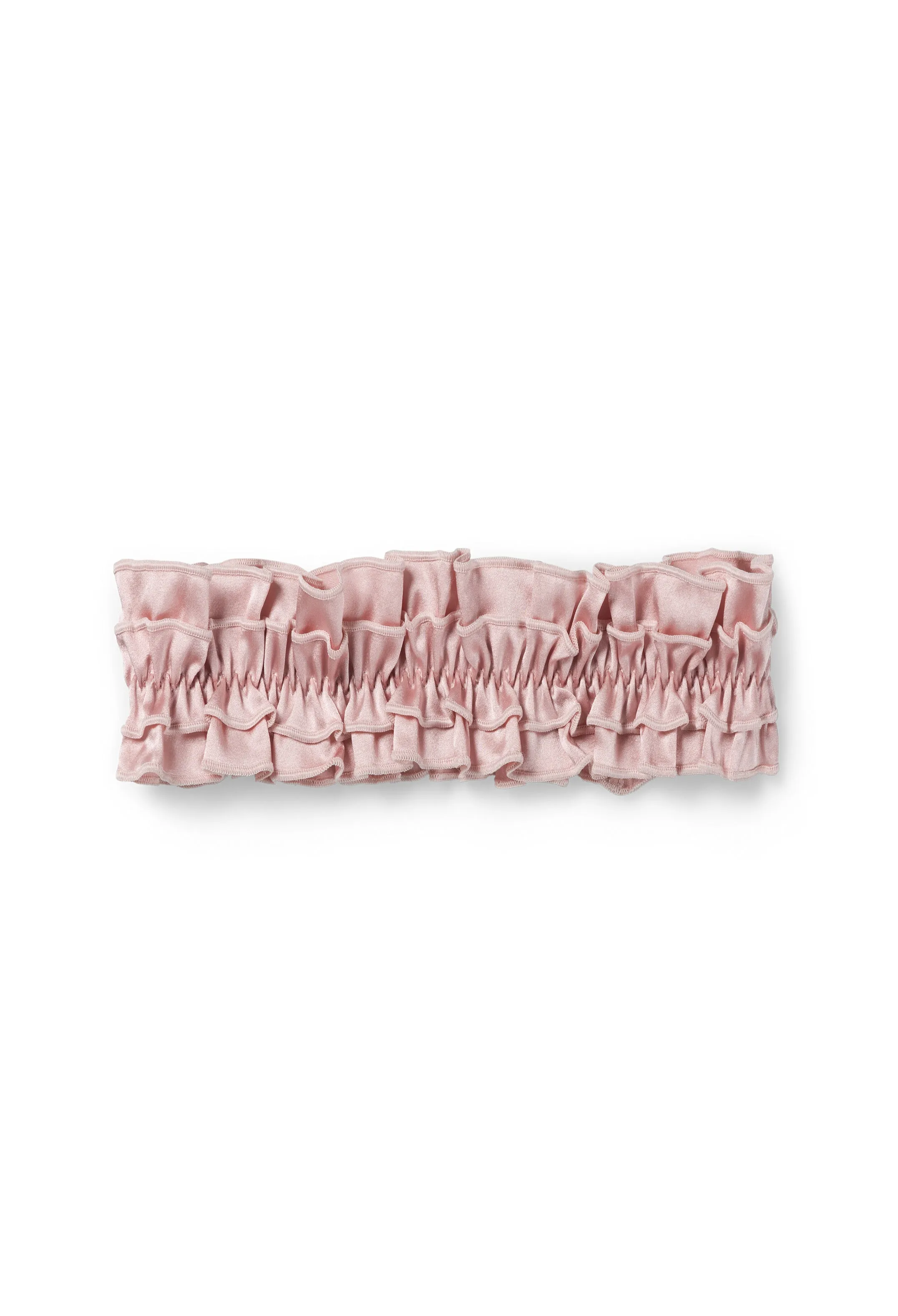 Blush Ruffle Garter